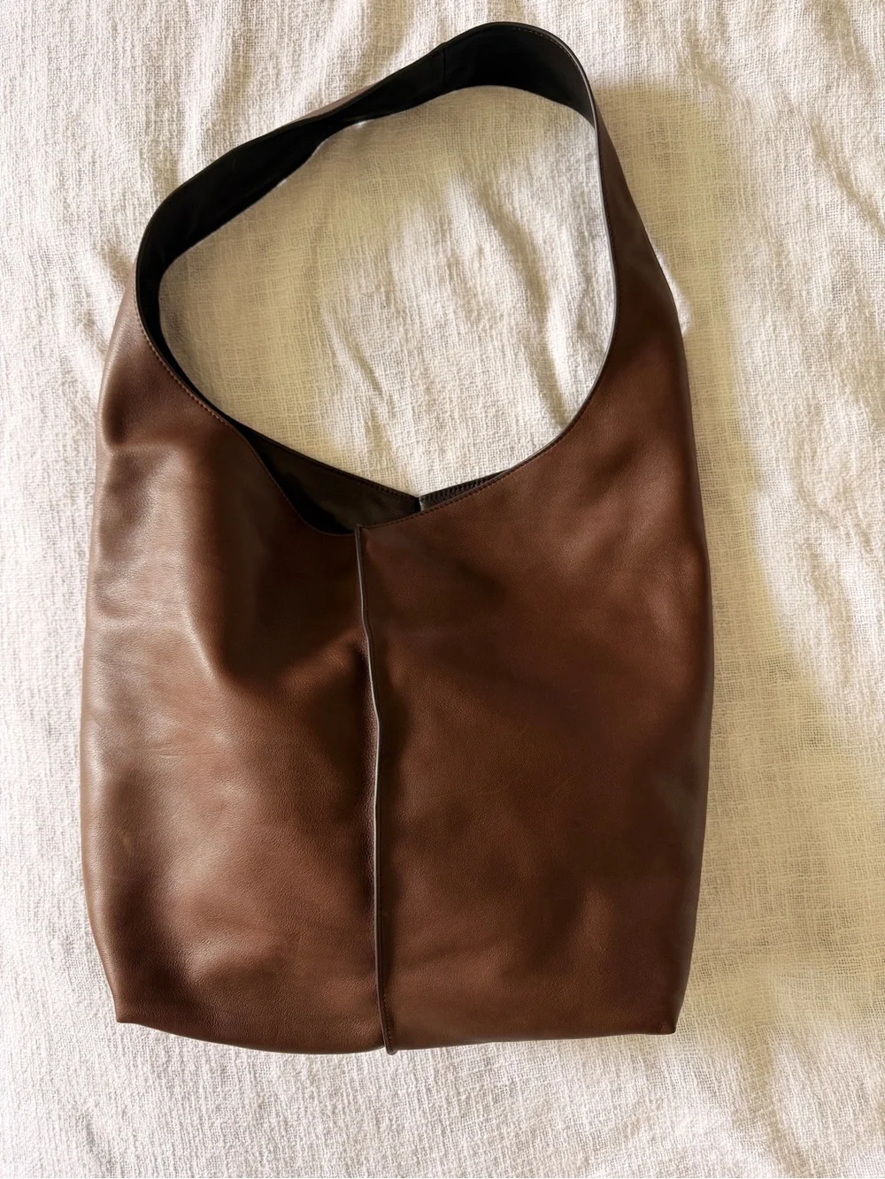 The Row Brindle Stitch Shoulder Bag - Brown